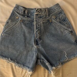 Denim High-Waisted Women's Shorts